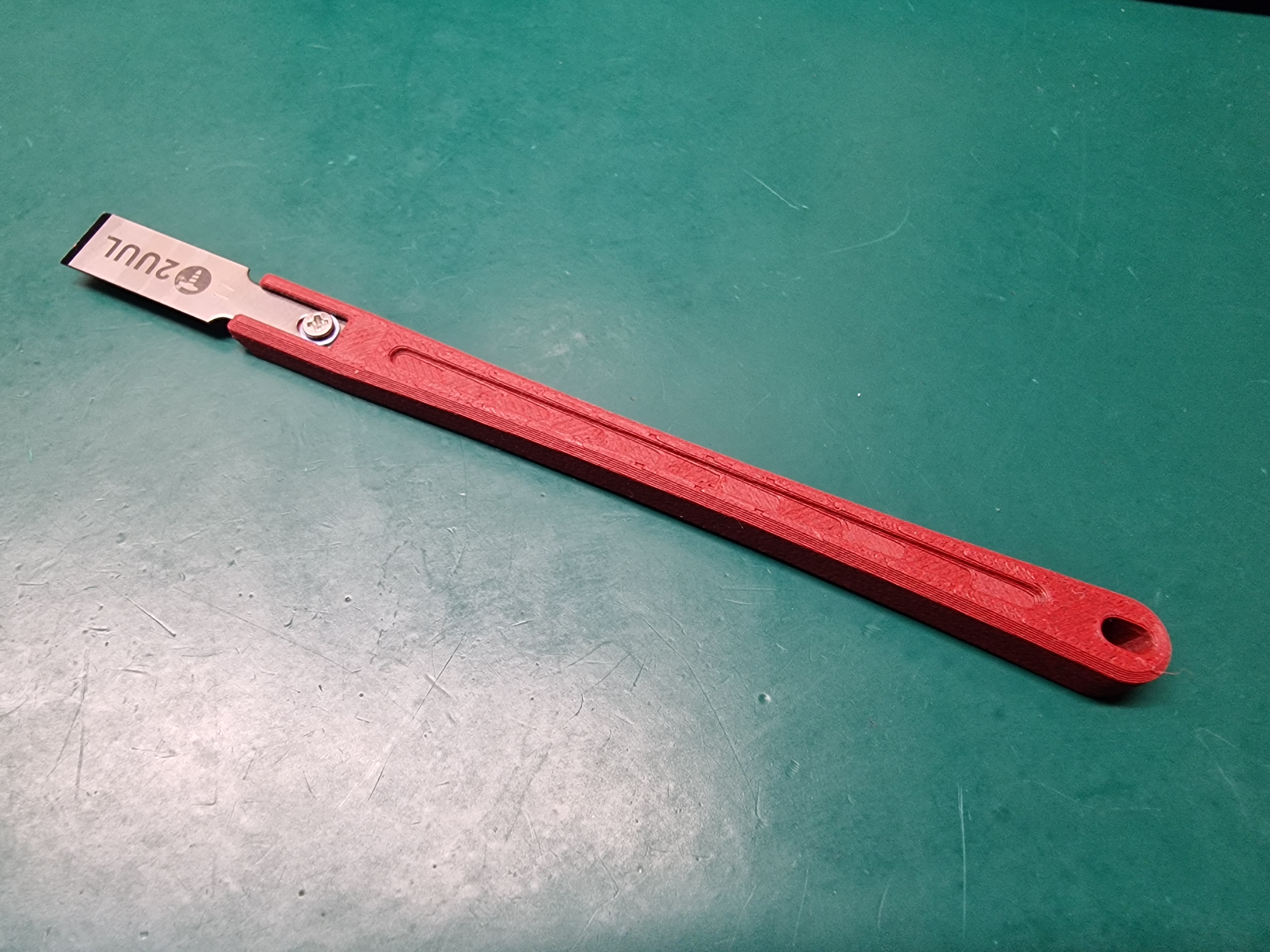 3D printed handle for 2UUL DA28 Flatcut blade