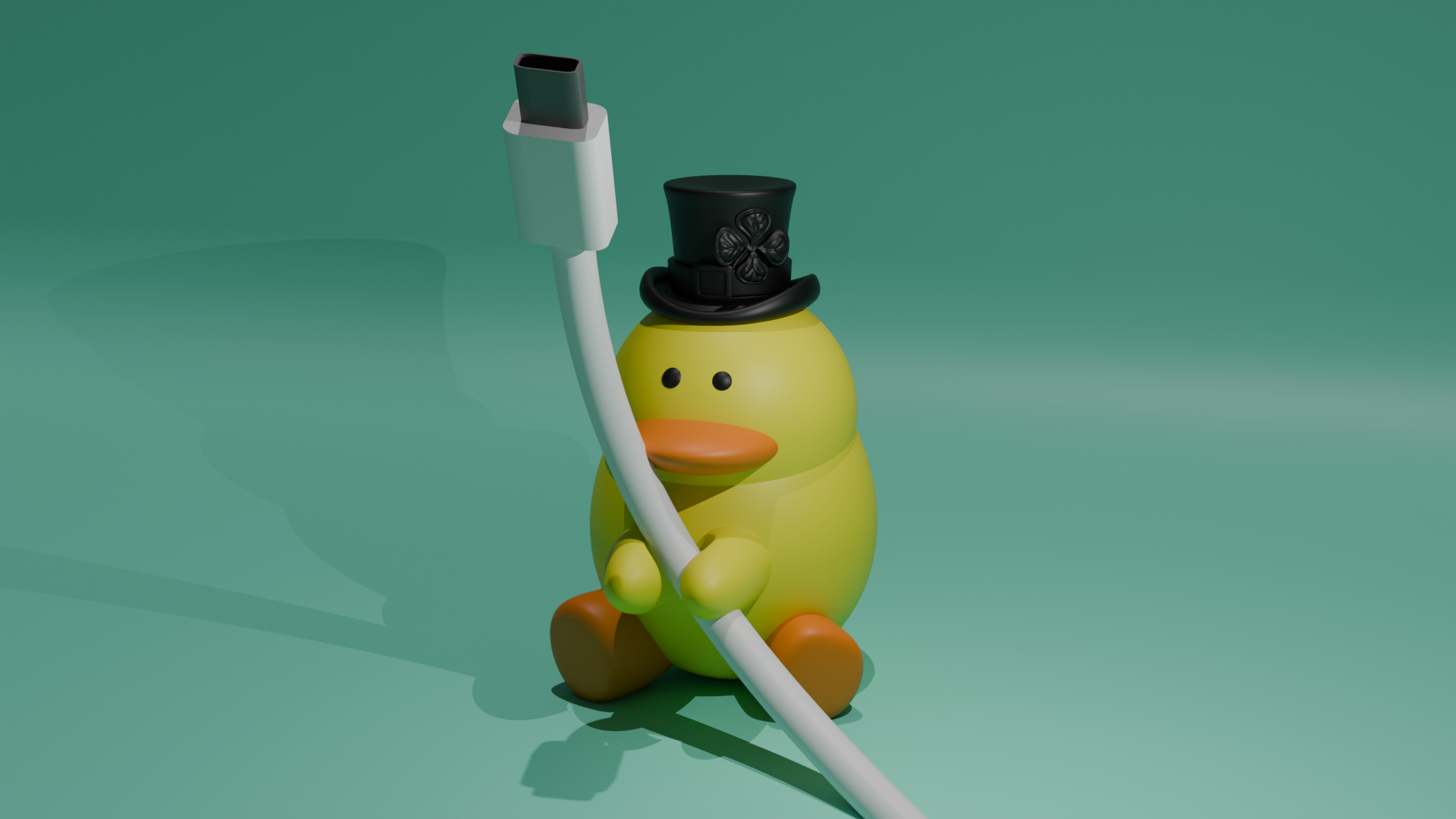Soporte de cable - Pato