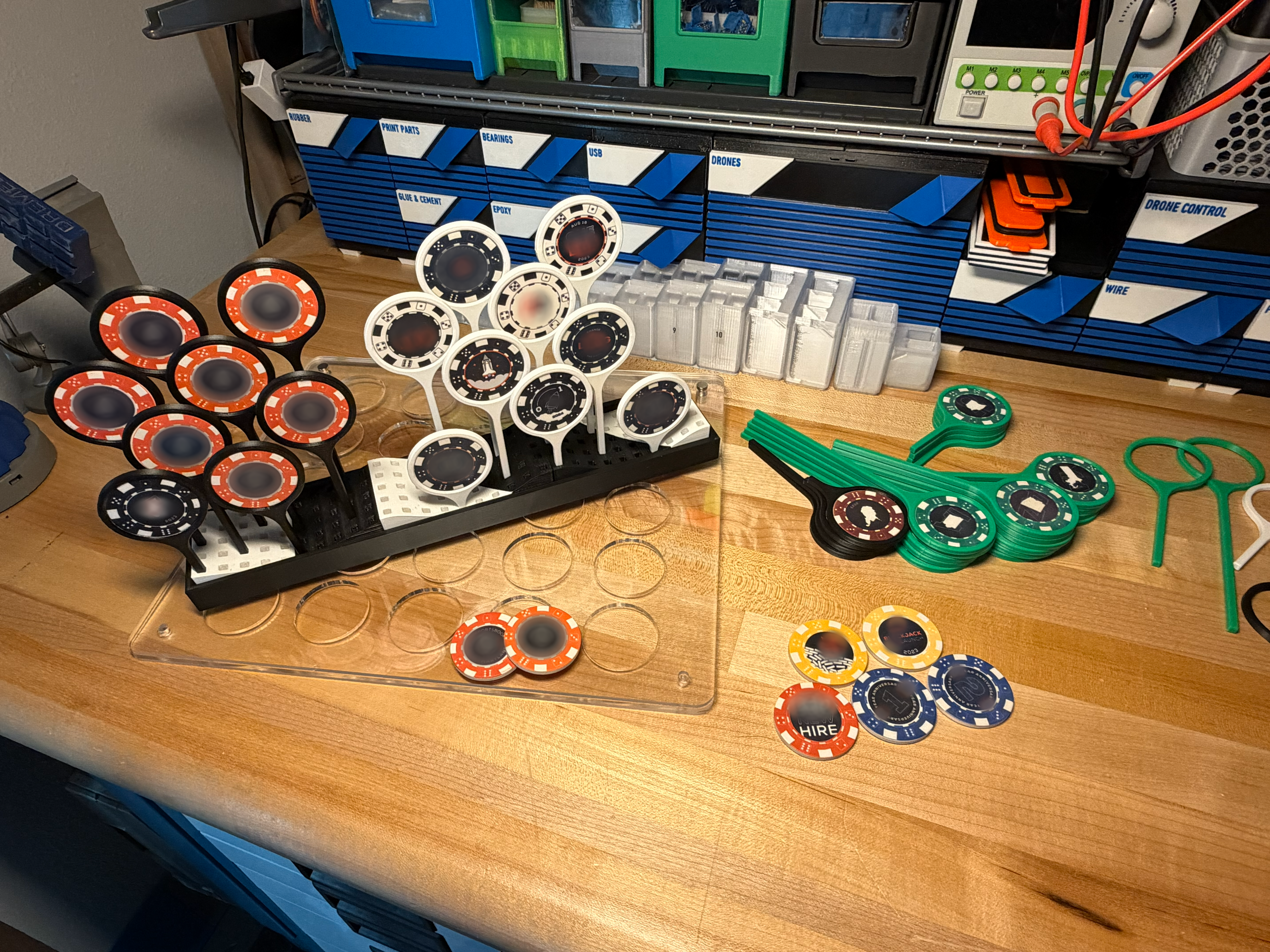 Poker Chip Display