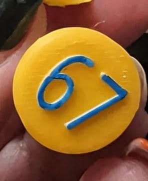 6 7 croc charm