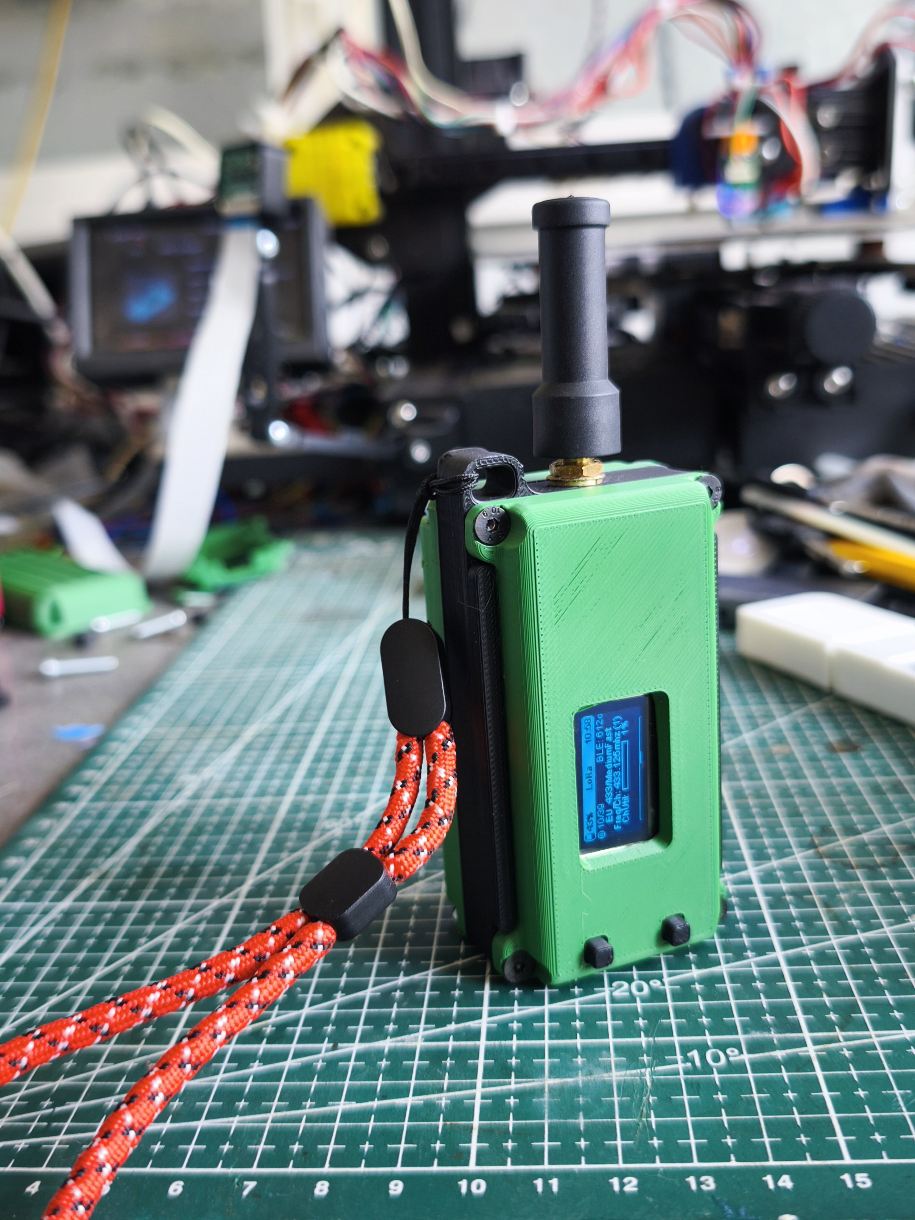 Heltec Lora V3 Box - 2x18650 - Larger Type C Hole, Bigger Buttons - Rounder Edges