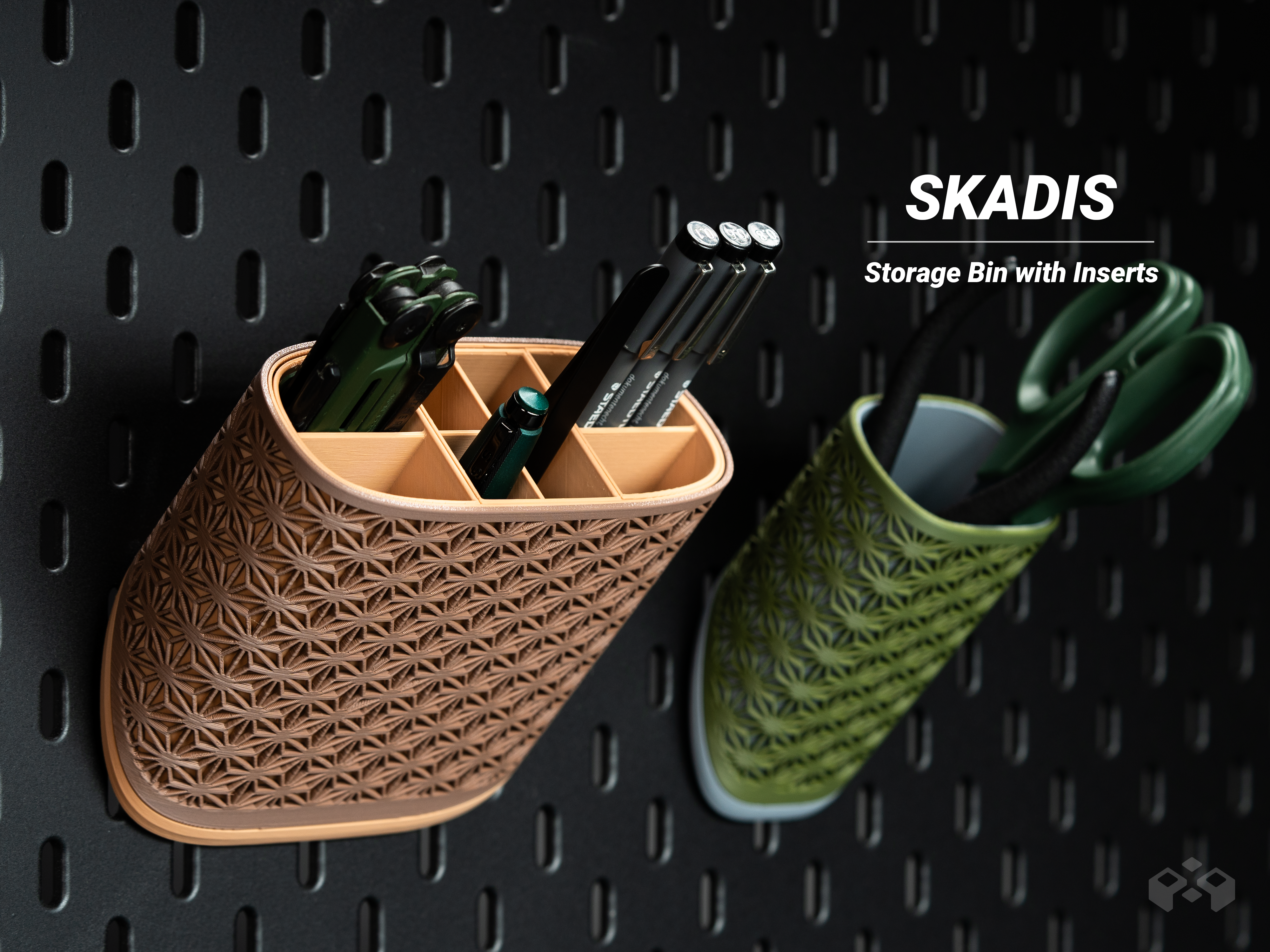 IKEA Skadis Storage Bin | Modular Inserts