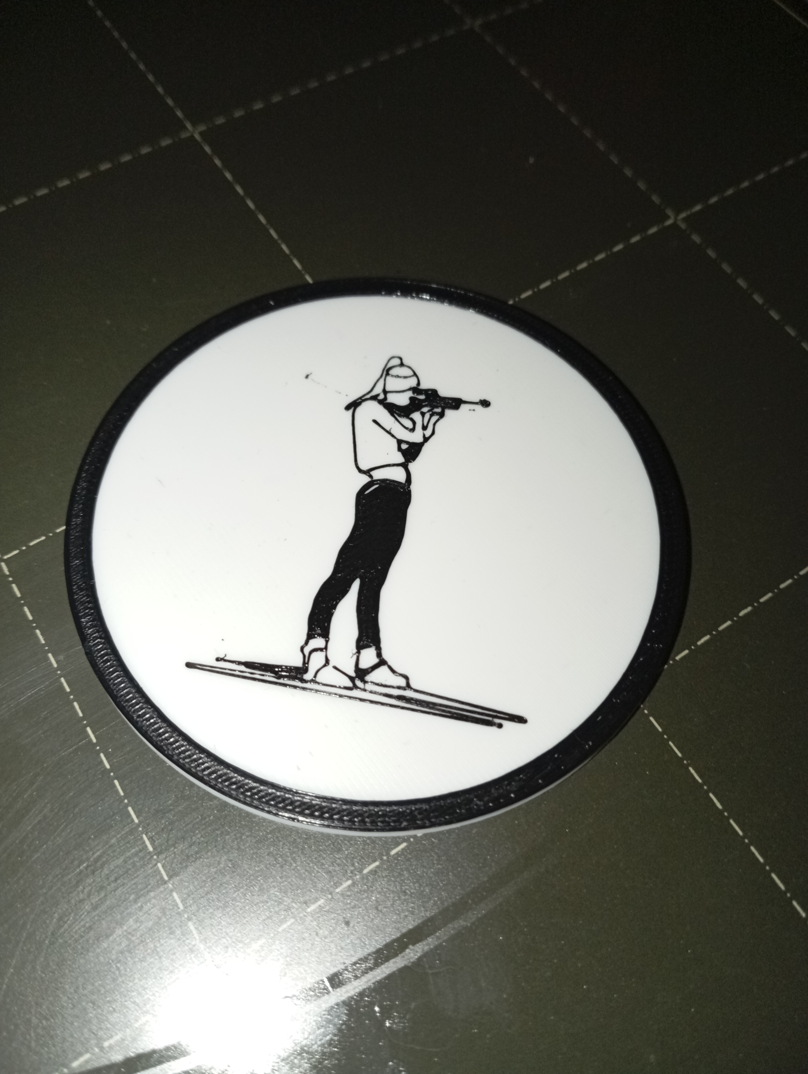 biathlon shoothing pose