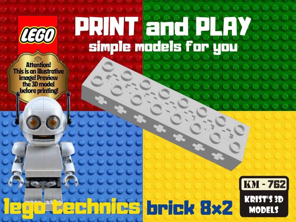 lego technics brick 8x2