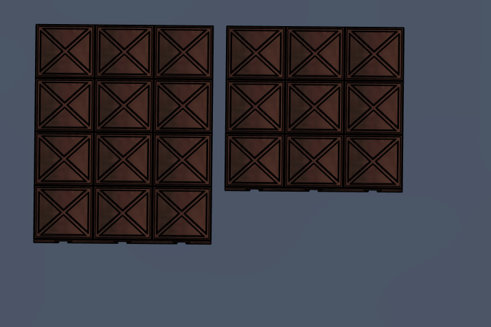3D Modular walkways for miniatures. Pasillos Modulares para miniaturas. Suelos 3