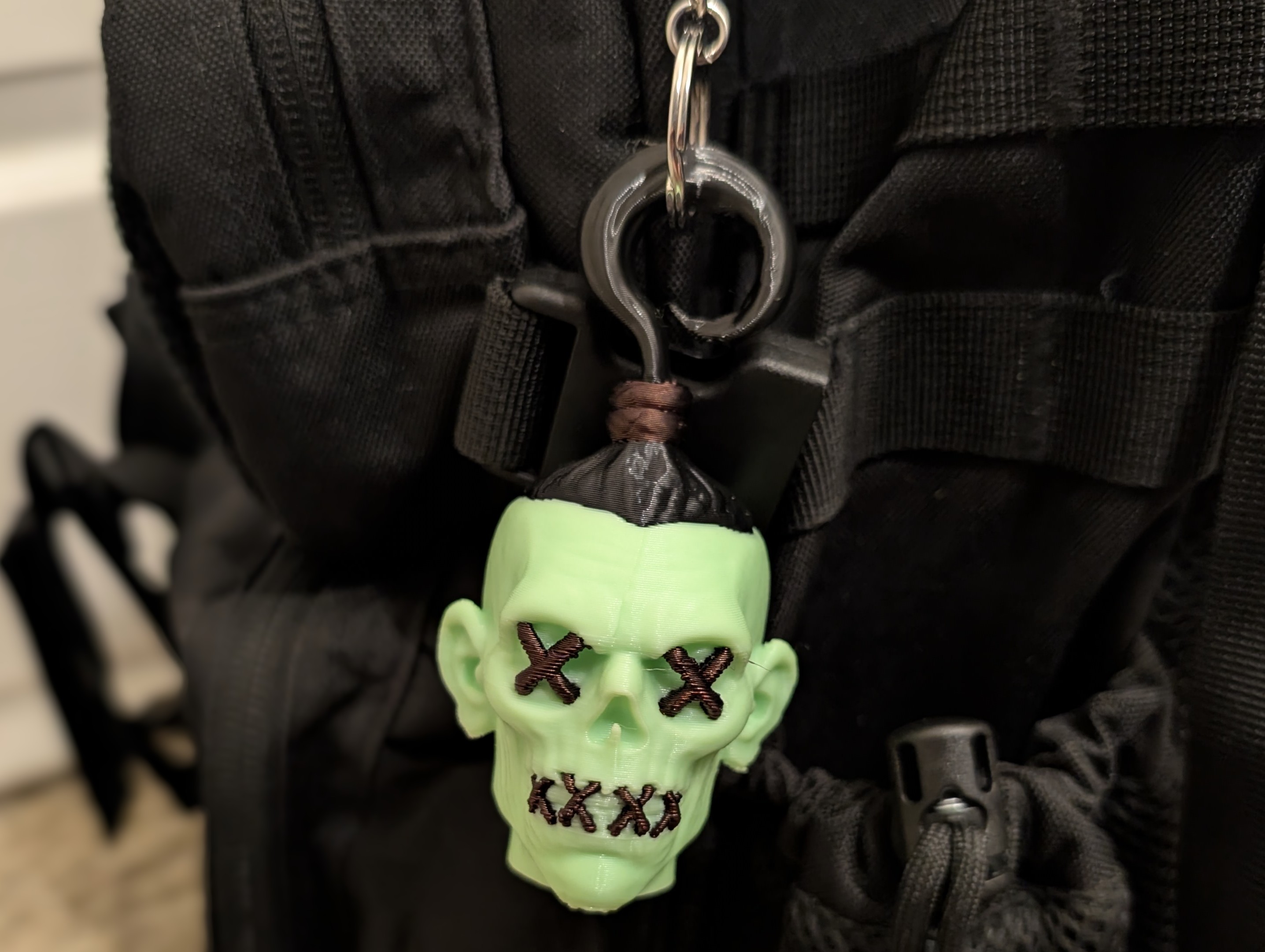Shrunken Head Keychain – Colored For AMS