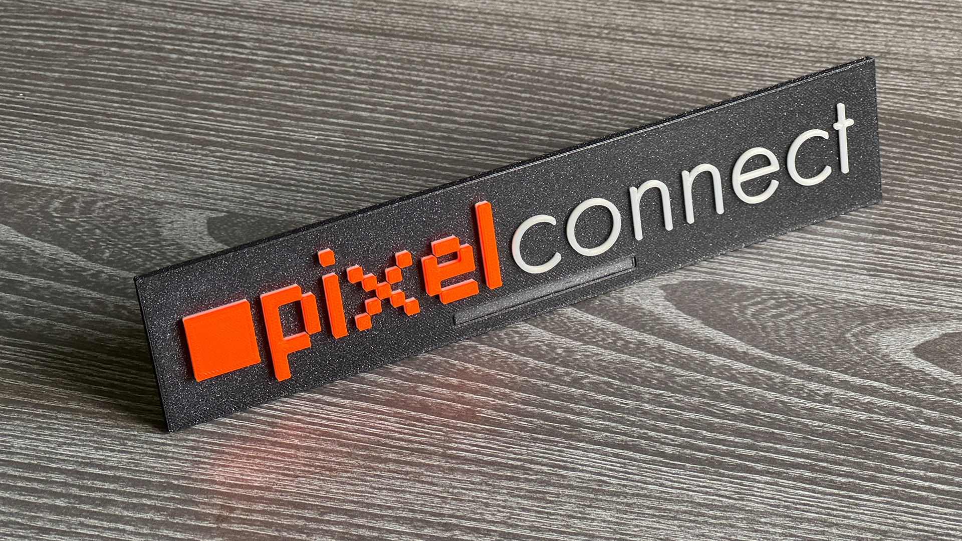 pixelconnect Logo mit Aufsteller - Wall Art Logo
