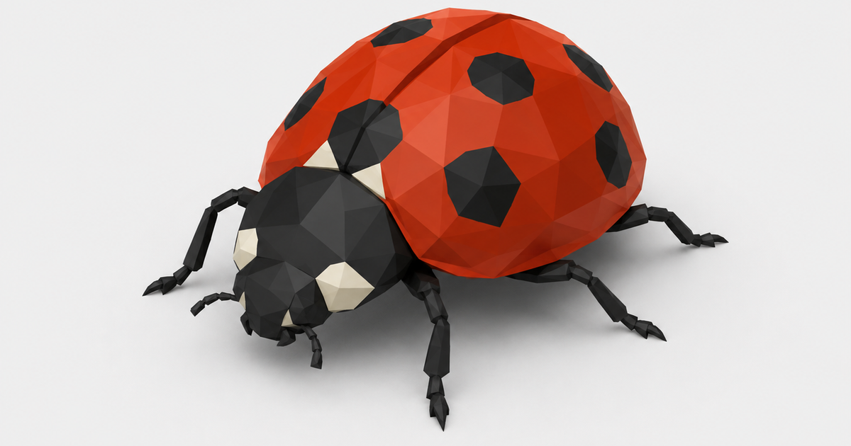 Low Poly Ladybug