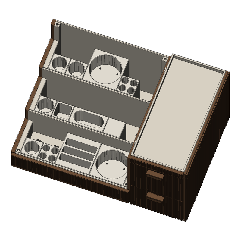 Modular Makeup Organizer by Max | Download free STL model | Printables.com