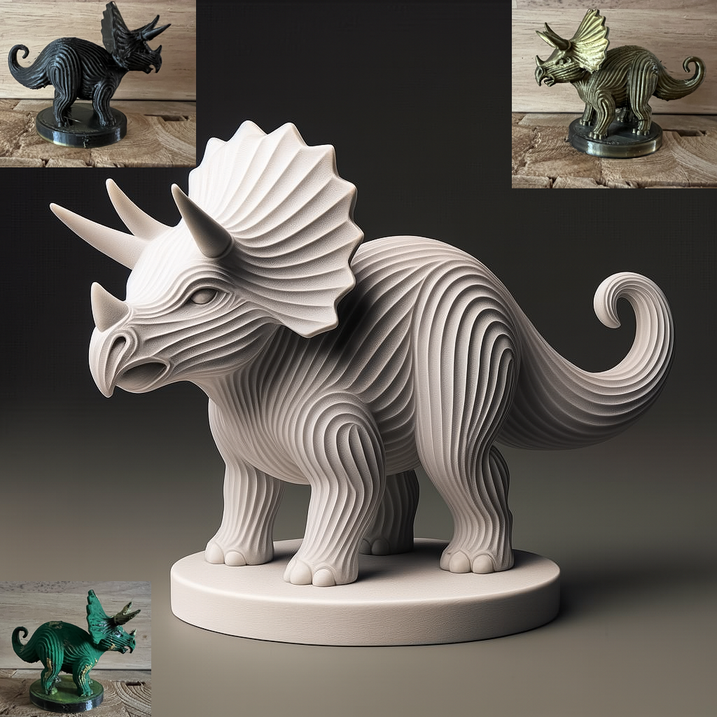 Triceratops Sculpture