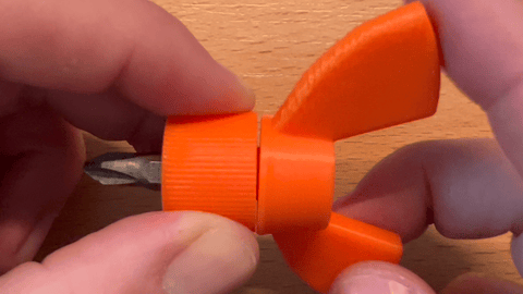 Ultra Minimalistic Hex Bit Screwdriver