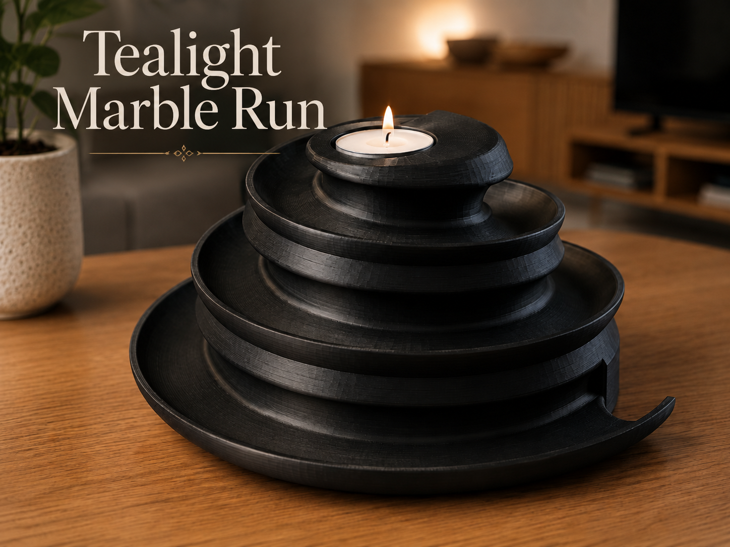 Tealight Marble Run