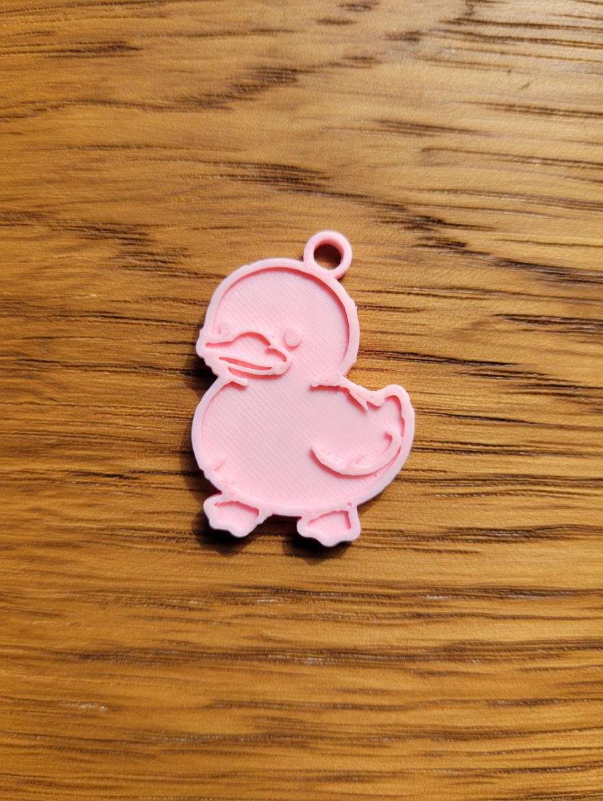 Cute duck Keychain pendant