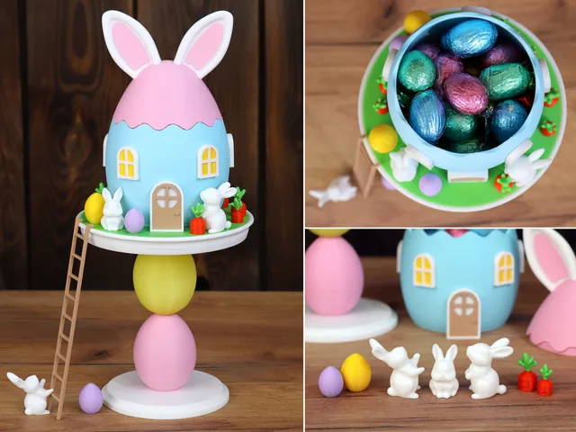 Bunny easter house