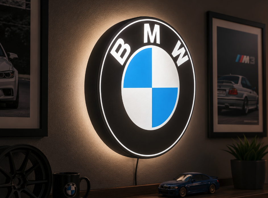 BMW LED Lightbox | Multicolor 3D Printable 3MF