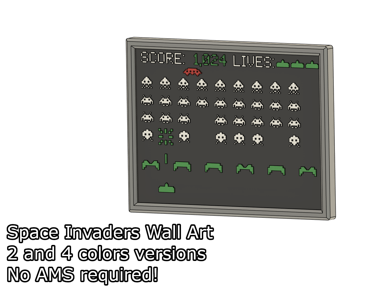 Space Invaders Wall Art