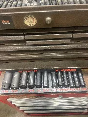 GRIDFINITY DEEPWELL SOCKET ORGANIZER 1/2 INCH DRIVE 7/16 TO 1 1/4