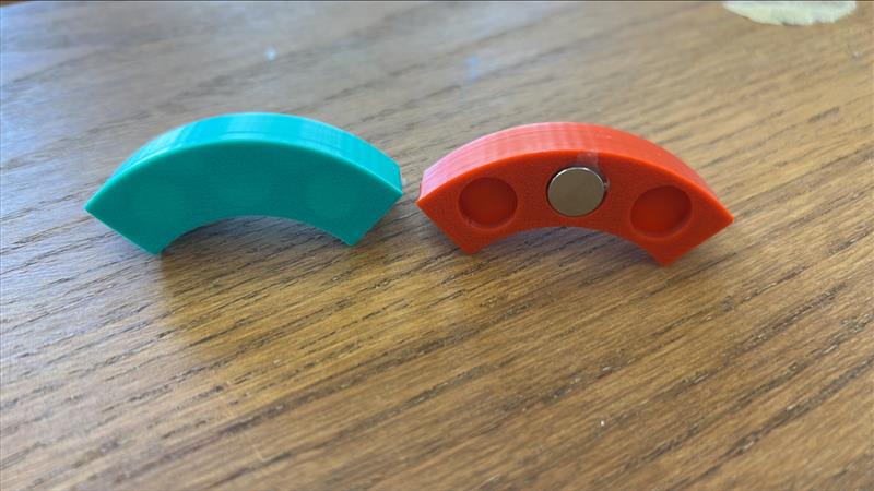 Magnetic Marble Run - with embedding magnets
