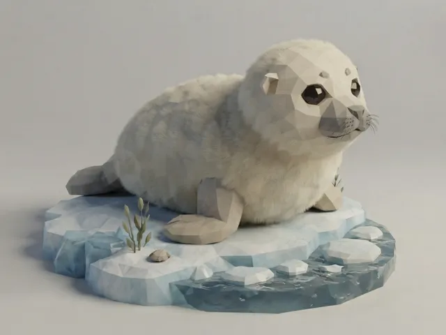 Low Poly Seal