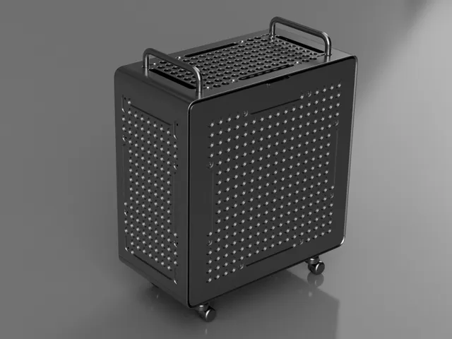 Cooler Master Qube 540 case wheels