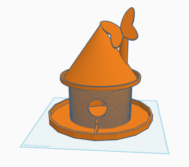 Bird house water catcher and feeder in one