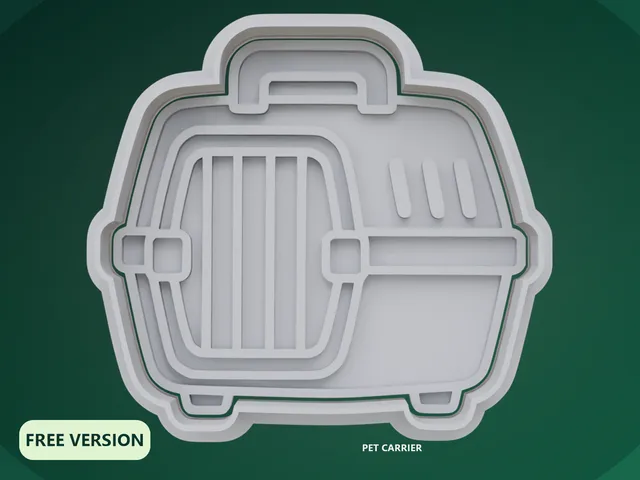Veterinary Clinic Cookie Cutter STL – 3D Print Biscuit Mold Set