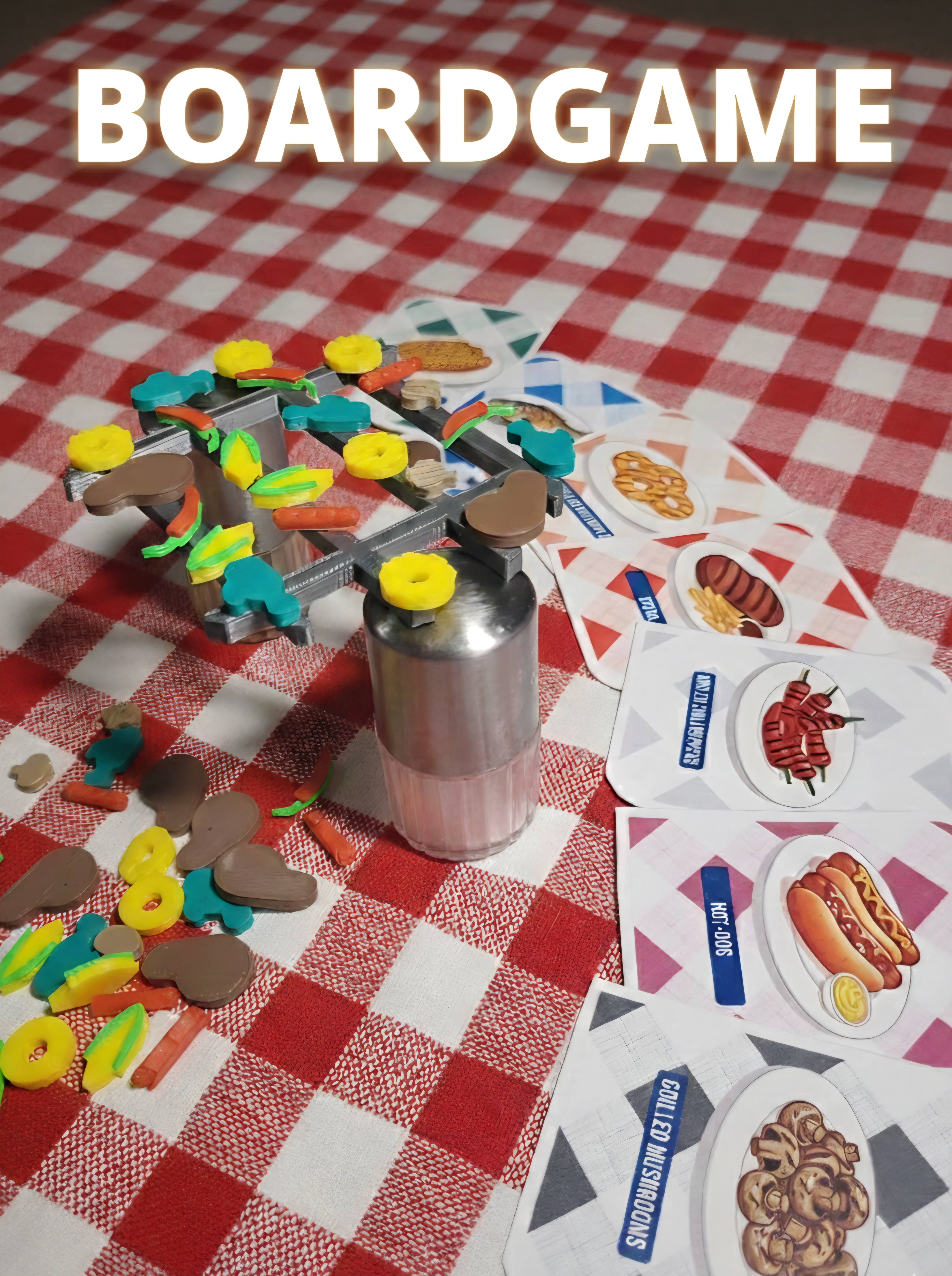 Greed on the Grill: A 3D Printed Food Stacking Ballance Game
