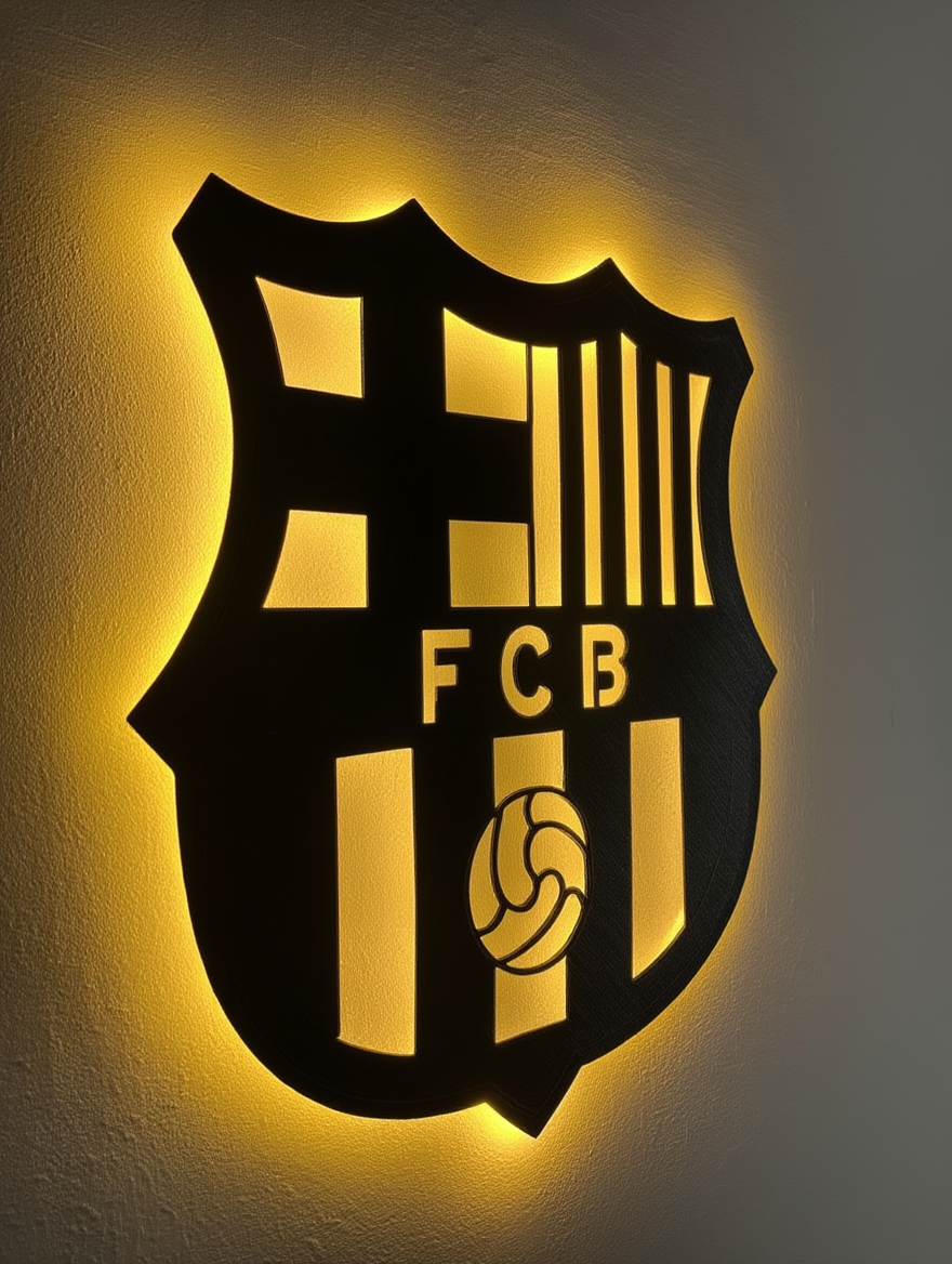 FC Barcelona LED Wall Lamp