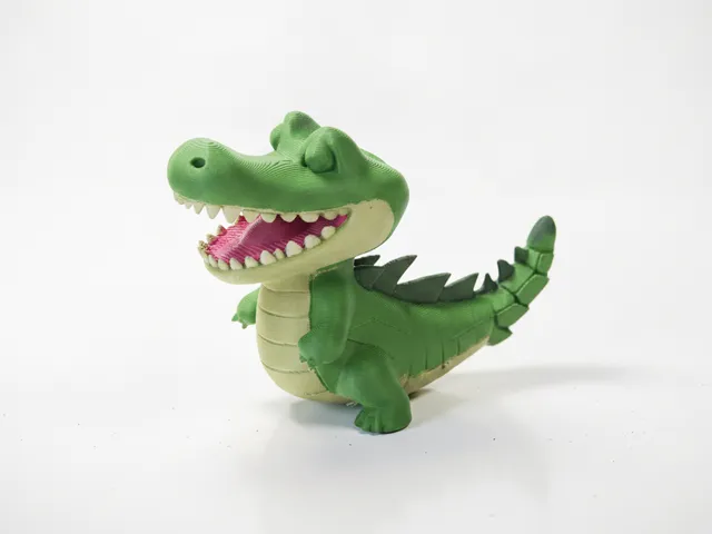 Crocodile Figurine Animal Collectible 3D Printable