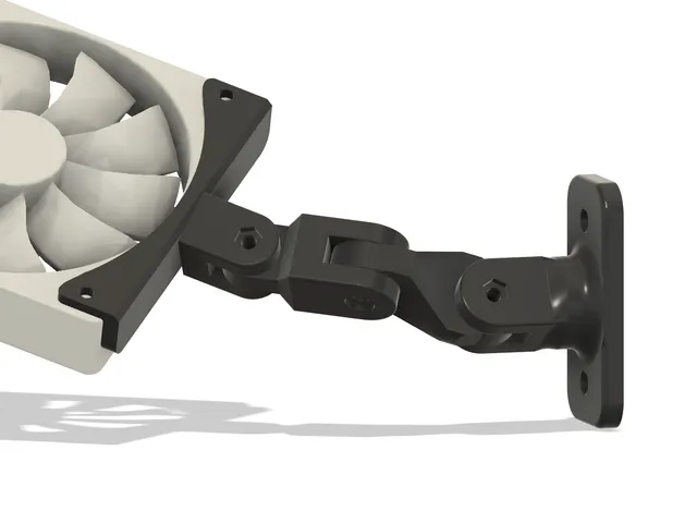 Adjustable Articulating 120 mm Fan Wall Mount Arm – Fan Wall Holder
