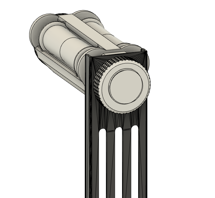 Twin Roller Bearing Spool Holder (No supports!)