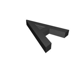 Letter A by Alex7392 | Download free STL model | Printables.com