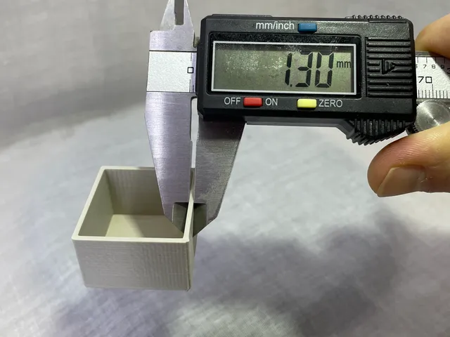 Flow Calibration Cube 40x40x30 mm - Drucker Kalibrierung