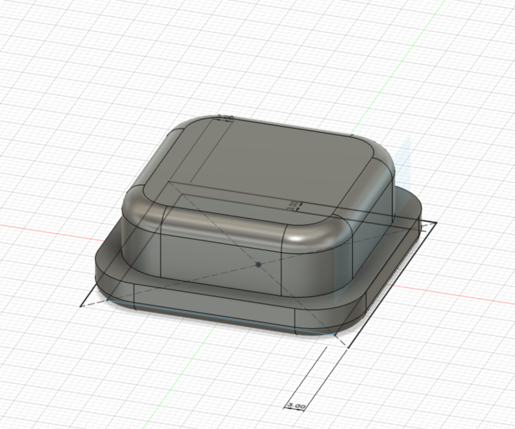 Square tubing end cap 40mm thickness of 3mm by Matthieu | Download free ...