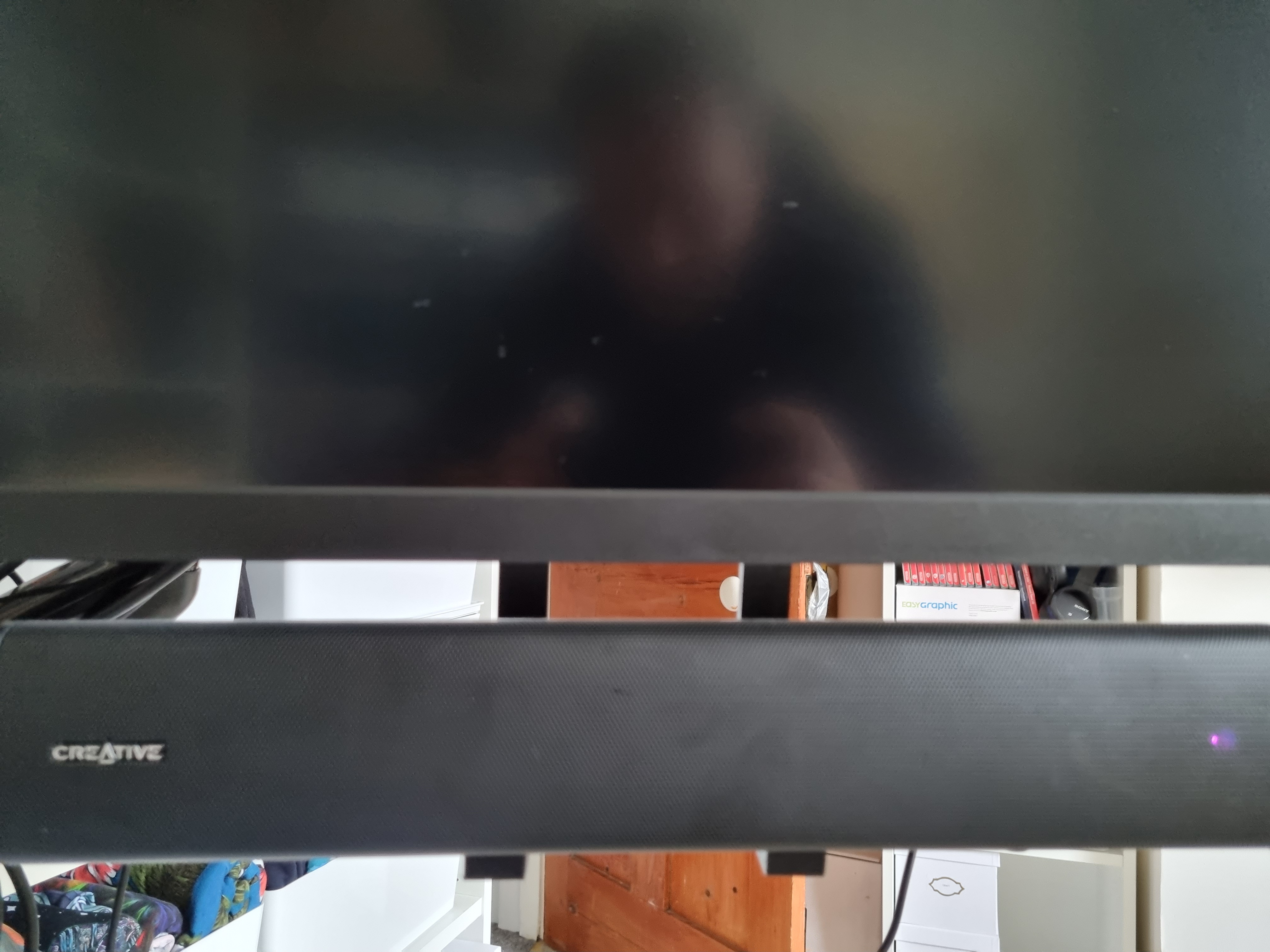 Vesa mount speaker hanger shelf