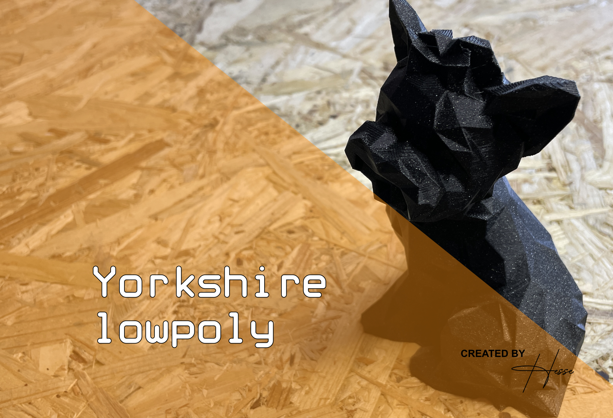 Yorkshire lowpoly (Decoration)(No Supports!) FIXED