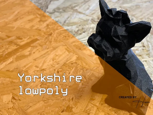 Yorkshire lowpoly (Decoration)(No Supports!) FIXED