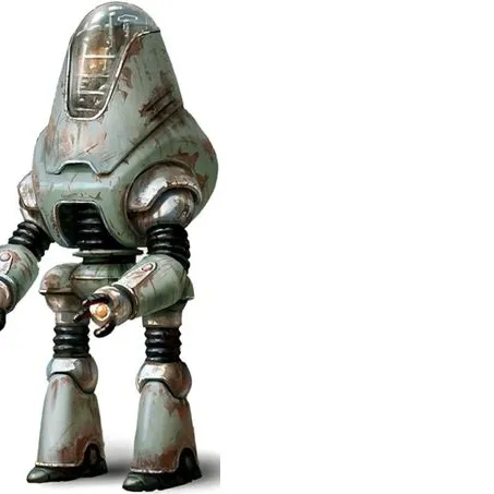 Fallout type robot (posable) Vendicar Decarian | Download free STL model | Printables.com