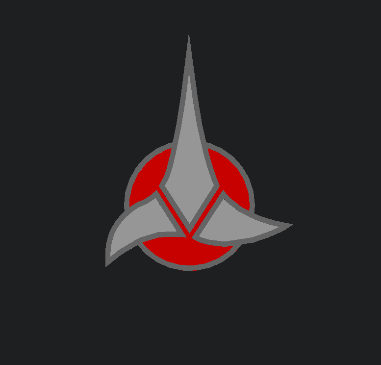 Klingon Badge by Vendicar Decarian | Download free STL model ...