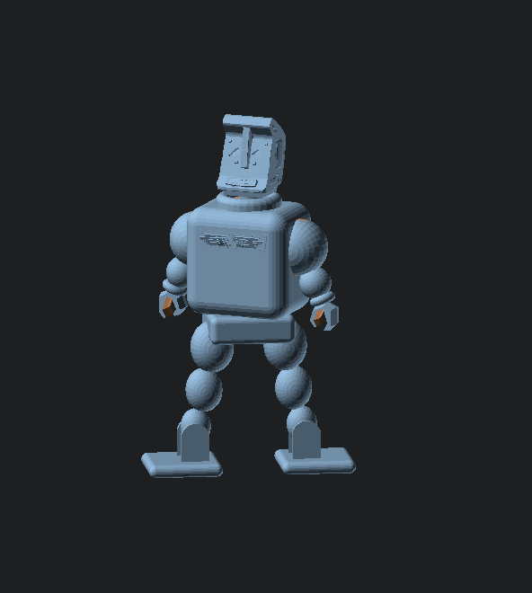 Robot Retro by Vendicar Decarian | Download free STL model | Printables.com