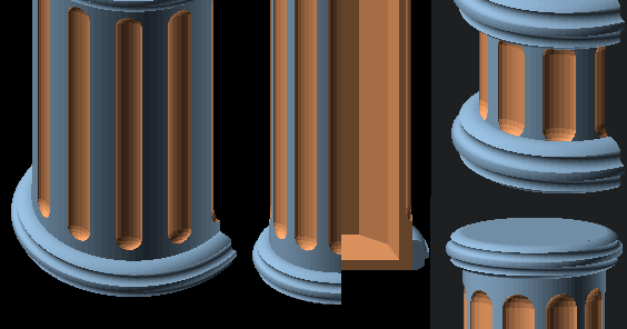Fluted Column (parametric) by Vendicar Decarian | Download free STL ...