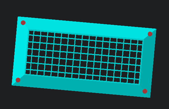 Grill generator (OpenScad script) — thumbnail 3