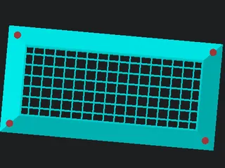 Grill generator (OpenScad script) by Vendicar Decarian | Download free ...