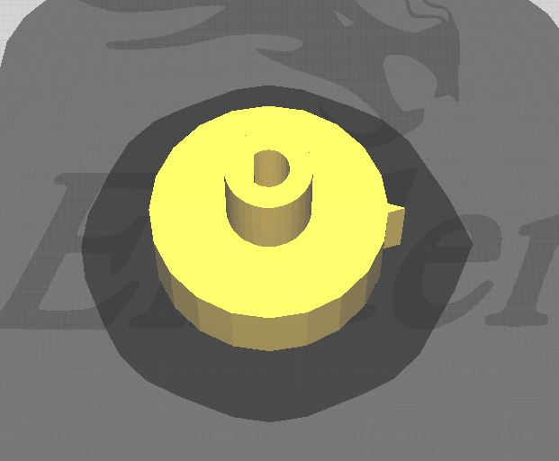 Air fryer knob with 6mm shaft hole TOWER brand by Shootfish Download