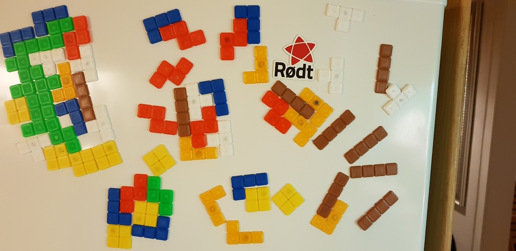 Tetrominos for magnets