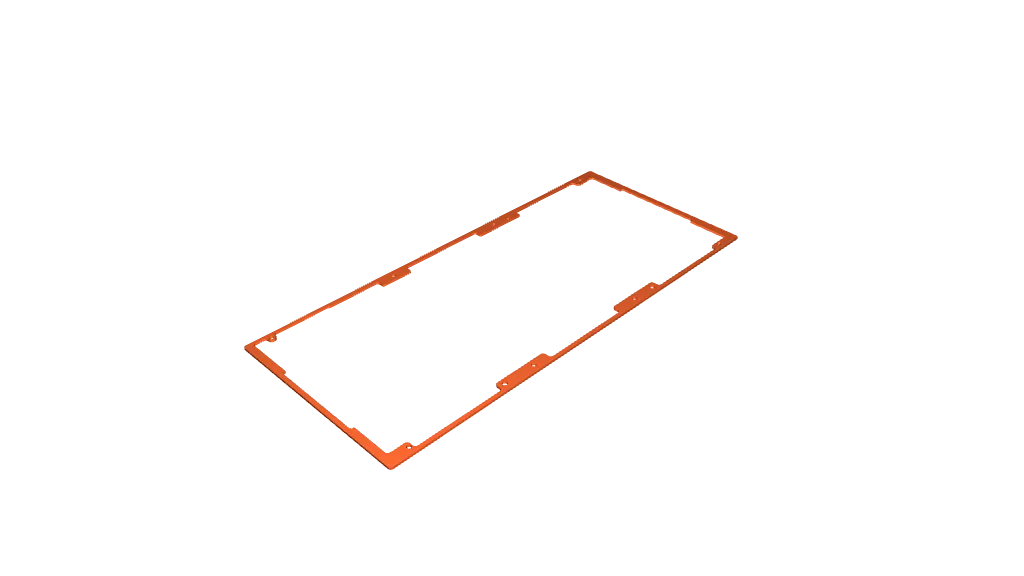 Keychron Q1/Q1 Pro Middle Frame by Keyboard Kustoms | Download free STL model | Printables.com