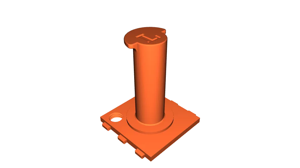 Wall Control Spool Holder Small by TiltedMag, Download free STL model