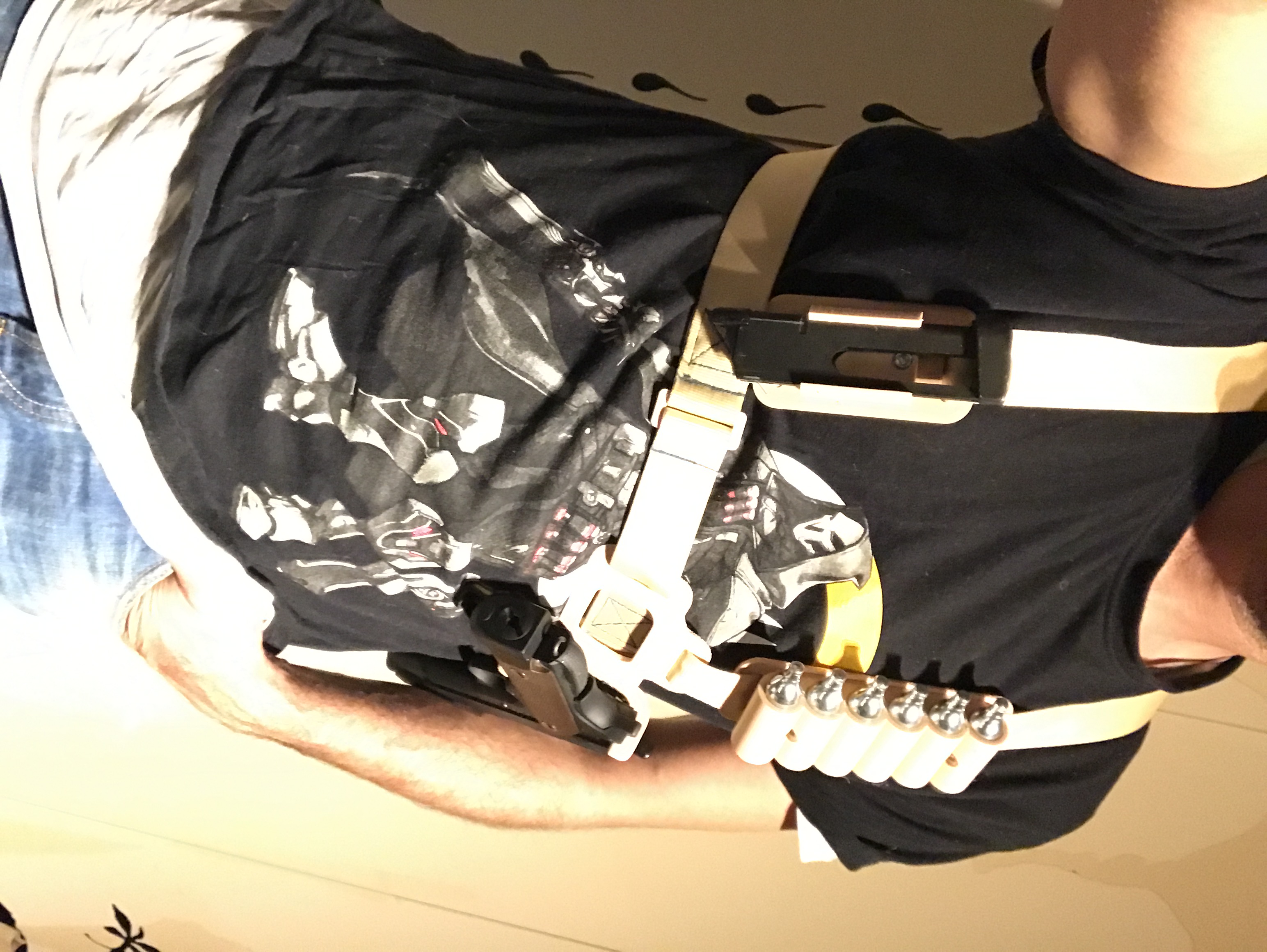 Holster for Colt 1911 + extra cartridge + CO2