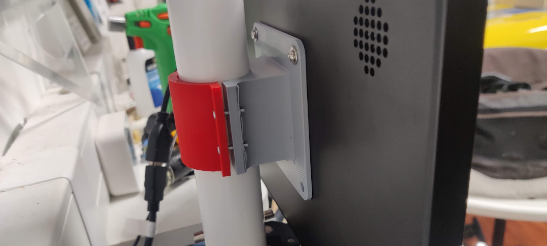 VESA monitor mount by The Developer Guy Download free STL model