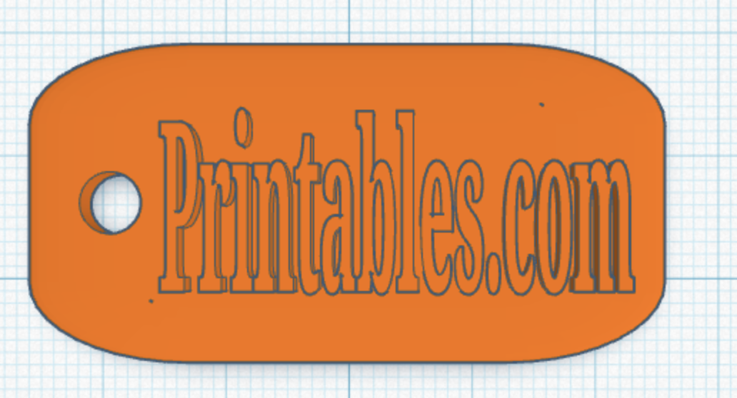 Printables.com keychain